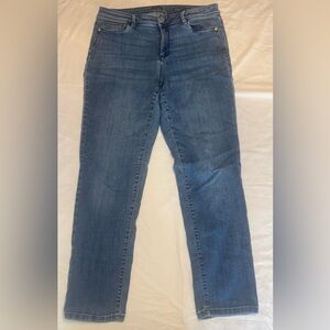 J. Jill Women's Slim Ankle Jeans in Denim Blue